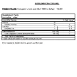 Conjugated Linoleic acid (CLA) 1000mg softgel